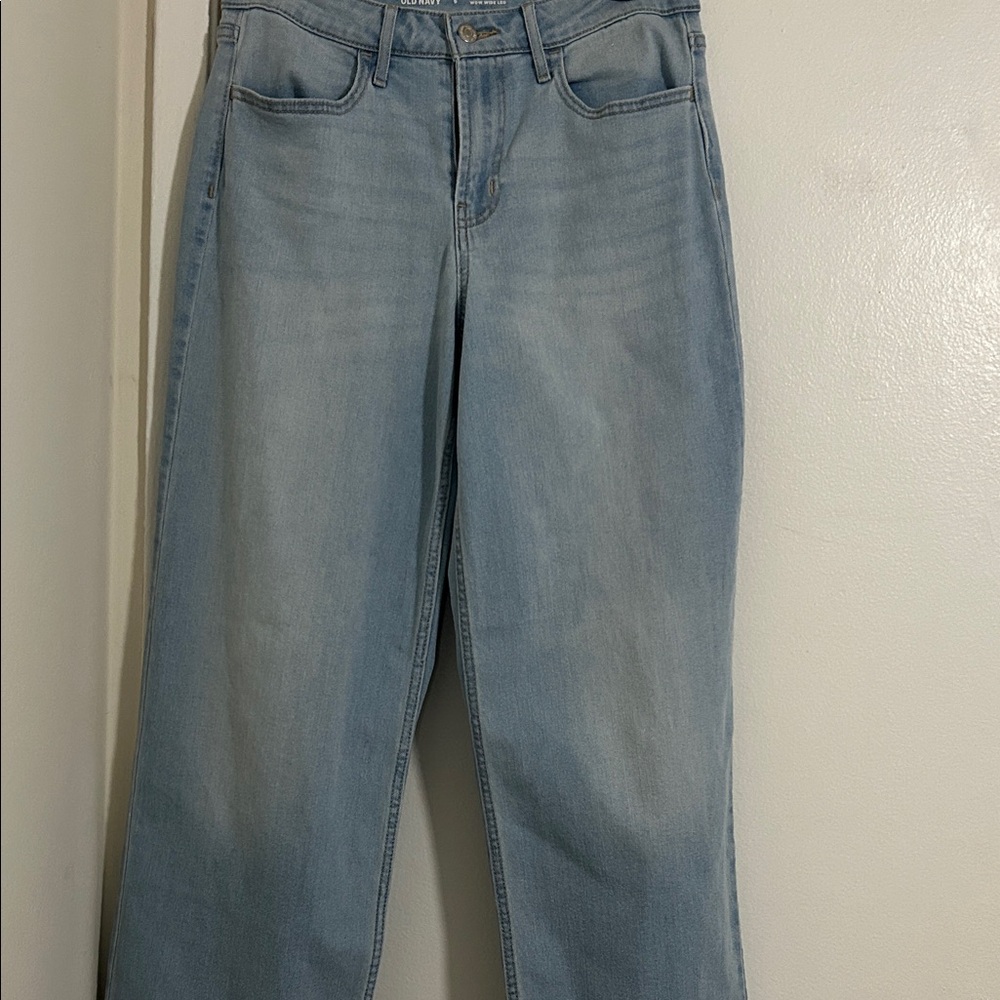 Old Navy Women's Light Blue Straight Leg Jeans